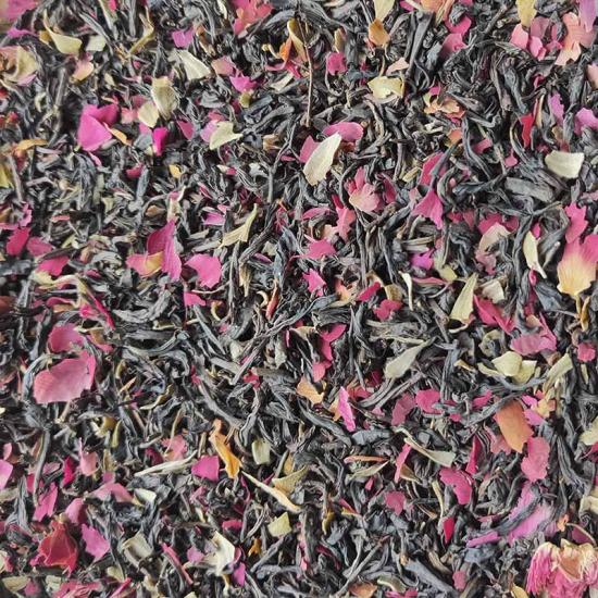 organic rose black tea