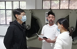 Certification personnel visit our factory